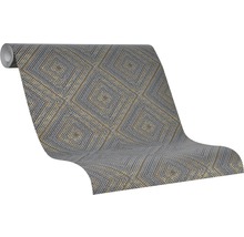 Tapetenrolle mit geometrischem Rautenmuster