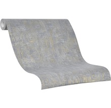 Tapetenrolle mit abstraktem Muster in Grau und Gold