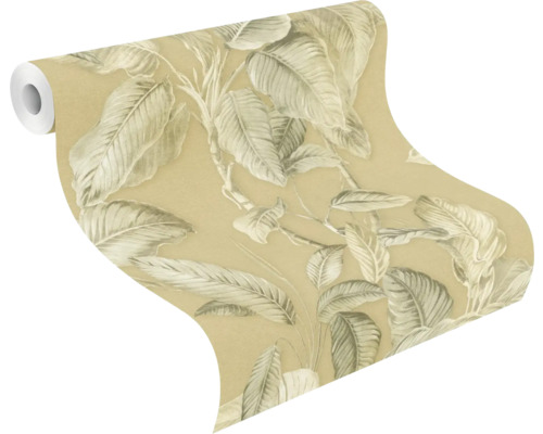 Rouleau de papier peint avec motif de plantes