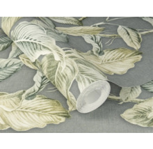 Rouleau de papier peint à motif de feuilles