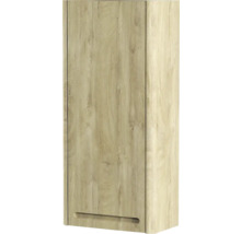 Armoire suspendue avec décor en bois pour salle de bains