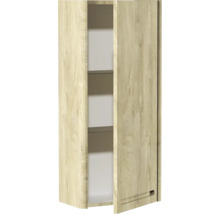 Armoire suspendue en bois avec étagères