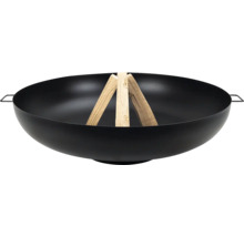 Braséro en acier avec bois