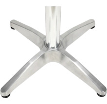 Piètement de table en aluminium avec quatre pieds