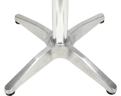 Piètement de table en aluminium avec quatre pieds