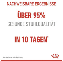 Résultats prouvés: Plus de 95 % de qualité des selles saine en 10 jours