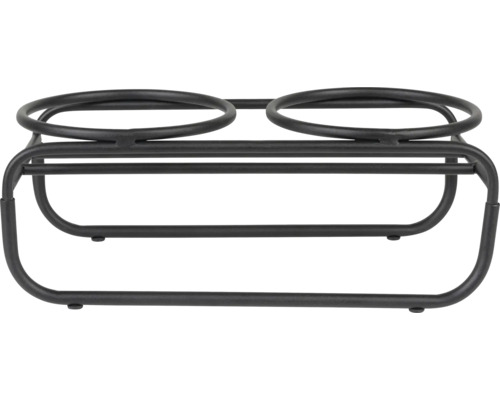 Support à plantes en métal pour deux plantes