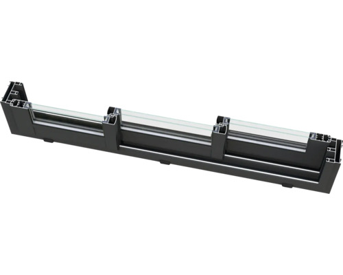 Profil de cadre de fenêtre en plastique avec verre