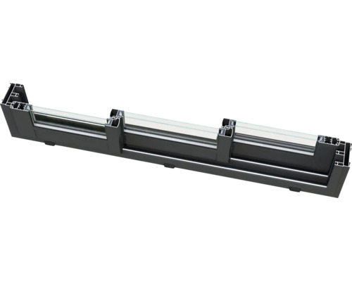 Profilé de cadre de fenêtre en aluminium avec verre