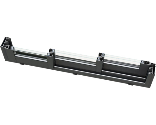 Profilé de cadre de fenêtre en aluminium avec verre