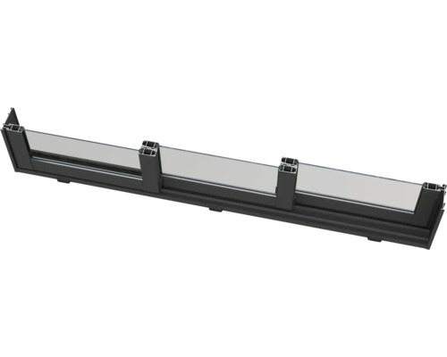 Garde-corps de balcon en aluminium et verre