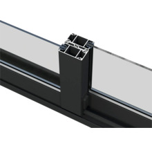 Vue détaillée d'un cadre de fenêtre avec verre