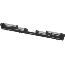 Vue en coupe d'un cadre de fenêtre avec verre