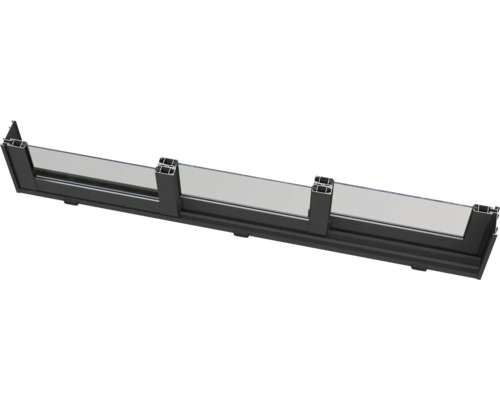 Profil de fenêtre en aluminium et verre