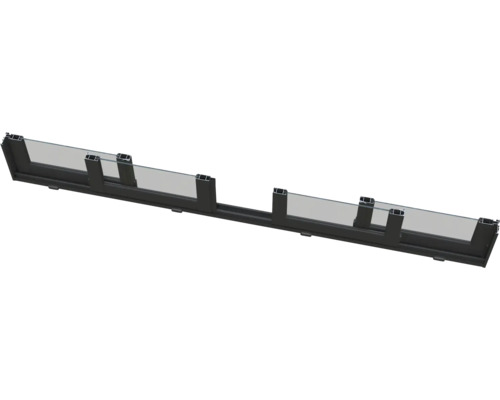 Garde-corps avec remplissage en verre