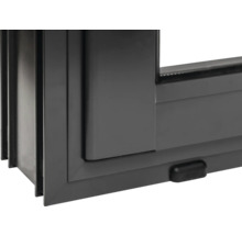 Vue détaillée d'une fenêtre avec cadre