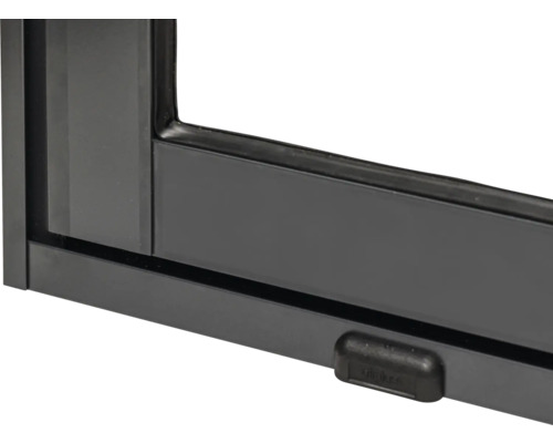 Vue détaillée d'un cadre de fenêtre