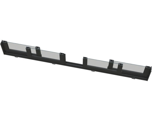 Garde-corps de balcon avec insert en verre