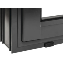 Vue détaillée d'un cadre de fenêtre