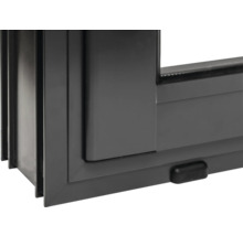 Gros plan d'une fenêtre en plastique