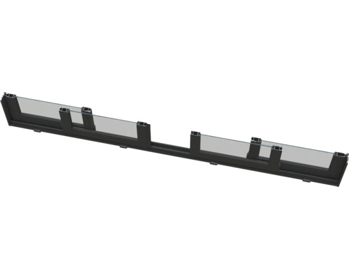 Appui de fenêtre avec verre et supports