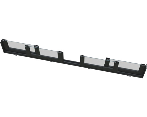 Garde-corps de balcon en verre et aluminium