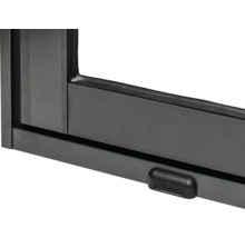 Vue détaillée d'un cadre de fenêtre