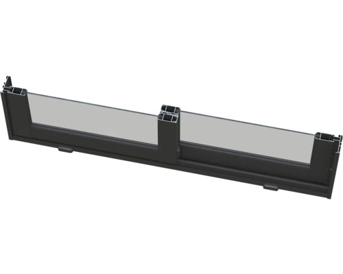 Châssis de porte coulissante avec remplissage en verre