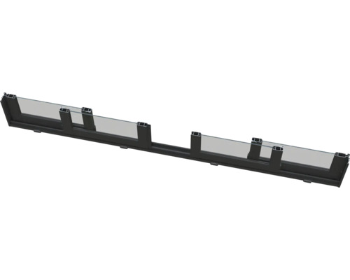 Garde-corps en verre avec cadre