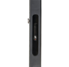 Poignée de porte coulissante avec mécanisme de verrouillage