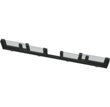 Élément en verre avec cadre noir pour l'extérieur