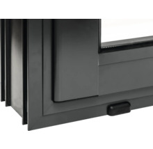 Vue détaillée d'une fenêtre avec cadre