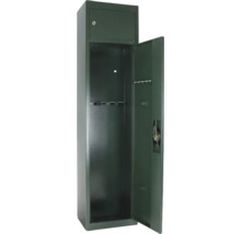 Offener Waffenschrank mit separatem abschließbarem Fach