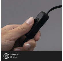 Bedienung eines Schalters an einem Elektrokabel