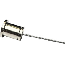 Fixation de plafond avec câble métallique pour systèmes de suspension