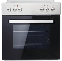 Cuisinière électrique avec éléments de commande et hublot