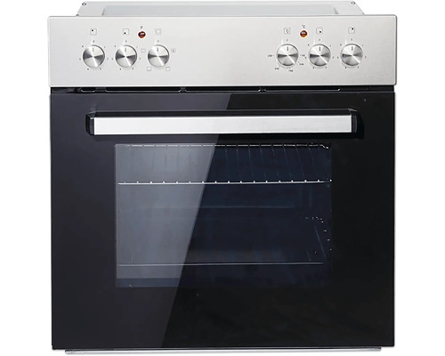 Cuisinière électrique avec éléments de commande et hublot