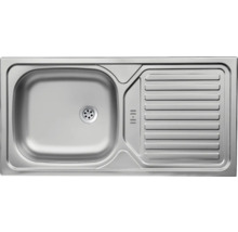 Évier en acier inoxydable avec égouttoir