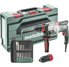 Marteau perforateur Metabo avec jeu de forets et coffret à outils