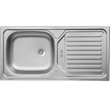 Évier en acier inoxydable avec égouttoir