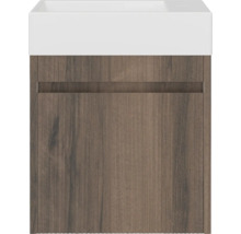 Meuble sous-lavabo avec un tiroir et un lavabo à poser