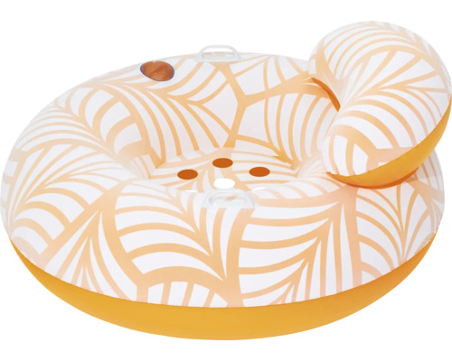 Fauteuil de piscine gonflable avec porte-gobelet et dossier