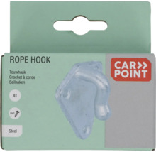 Crochets de corde en acier, lot de 4