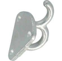 Crochet métallique à visser