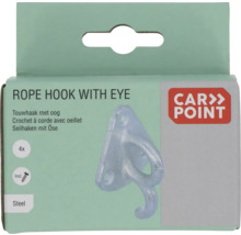 Emballage de quatre crochets de corde avec œillet en acier