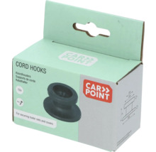 Verpackung mit 12 Stück Kordelhaken zur Befestigung von Anhängernetzen und -abdeckungen