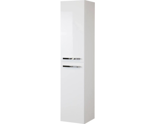 Armoire haute avec deux portes et poignées