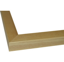 Eckdetail eines Holzbilderrahmens