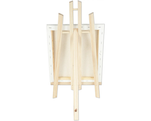 Chevalet en bois avec toile