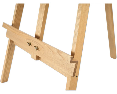 Gros plan d'un chevalet en bois